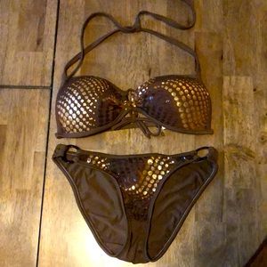 Venus Brown Sequence Bikini